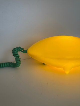 Lámpara Ikea Lov Años 90 Amarilla