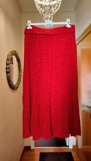 Falda larga estampada verano