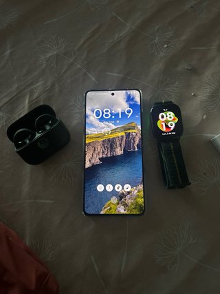 Motorola Movil Negro y Verde sin cascos