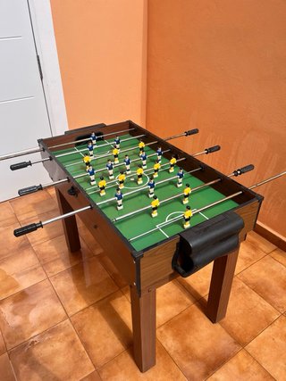 Mesa de juegos 3 en 1: Billar, Futbolín, Ping Pong