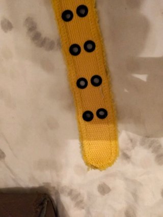 Cinturón Taxi Moda Suiza Amarillo y Negro