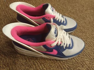 Nike Talla 42 EUR Azul/Rosa