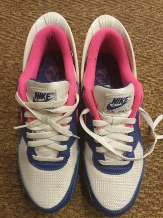 Nike Talla 42 EUR Azul/Rosa