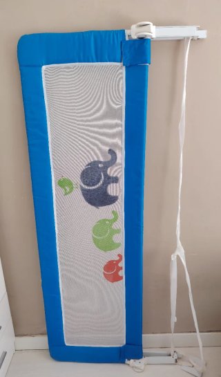 Barrera de seguridad para bebé azul