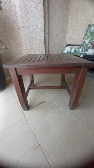 Mesa baja exterior madera teca