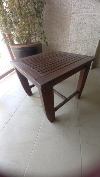 Mesa baja exterior madera teca