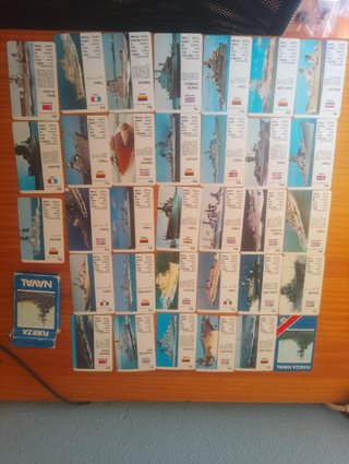 Cartas Fournier Fuerza Naval 1987