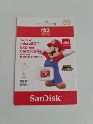 Tarjeta MicroSD SanDisk 256GB Switch 2 NUEVA
