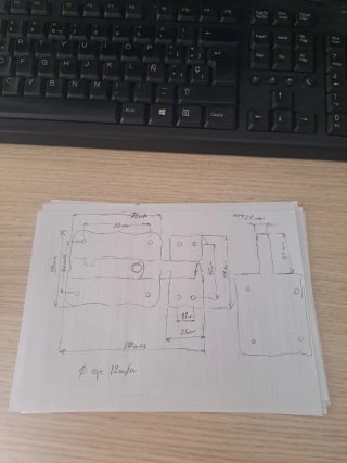 Pestillo de seguridad metálico