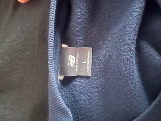 Sudadera New Balance Logo Crew Unisex Azul