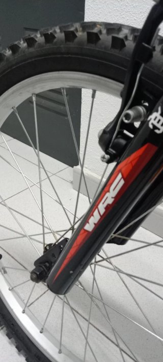 Bicicleta WRC Invader 20 Negra/Roja