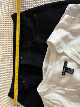 Pantalón Gant Negro Talla 30 + Top Mango