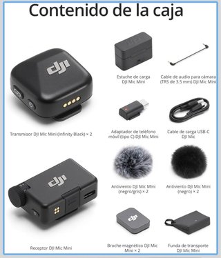 DJI Mic Mini Micrófono Inalámbrico (x2)