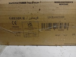Azulejos blancos rectangulares Gres dur