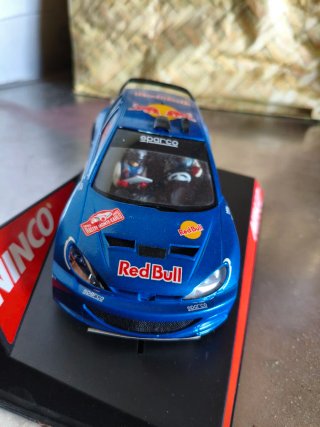 Cotxe Slot Peugeot 206 WRC Red Bull