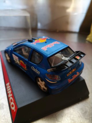 Cotxe Slot Peugeot 206 WRC Red Bull