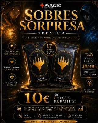 (Oferta ultimo dia) 2 Sobres Premium MTG