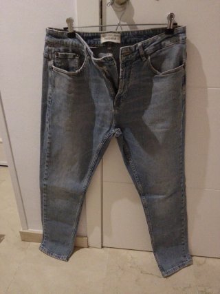 Pantalón vaquero Pull&Bear azul