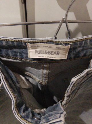 Pantalón vaquero Pull&Bear azul