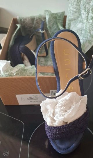 Sandalias UNISA Mujer Azul Talla 37