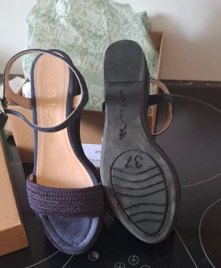 Sandalias UNISA Mujer Azul Talla 37