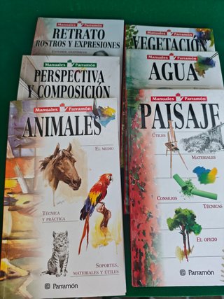 Libros para aprender a dibujar y pintar. Parramón.