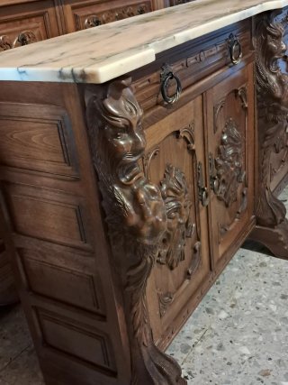 Aparador Renacimiento Español Antiguo