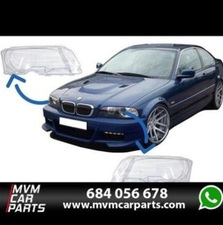 Tulipas cristal de faros BMW Serie 3 E46 Coupe y C