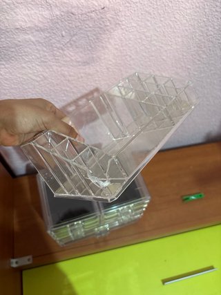 Joyero acrílico transparente con cajones