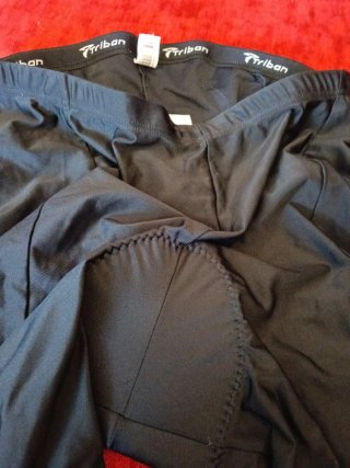 Culote negro Triban Talla XL.