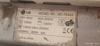 Horno Microondas LG Blanco