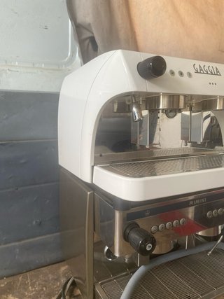 Cafetera Gaggia Ruby Profesional Blanca