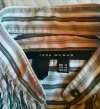 Camisa Zara rayas Talla M