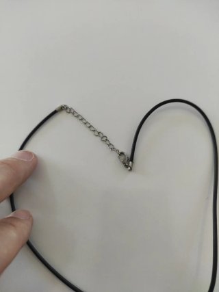 Colgante lágrima rombo azul y plata