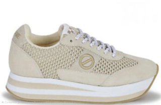 Bambas No Name Beige Plataforma