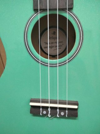 Ukelele de concierto.