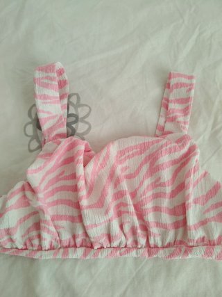 Conjunto Zara: Pantalón Pareo y Top
