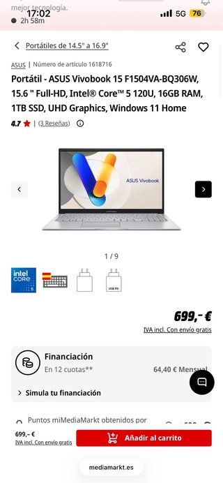 ASUS Vivobook 15 - Veloce e in buone condizioni