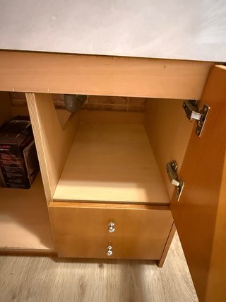 Mueble de baño lavabo con espejo iluminación