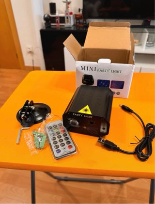 Proyector Láser LED Fiesta con Mando