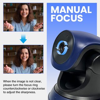 Webcam Inalámbrica 1080P con Trípode y Micrófono