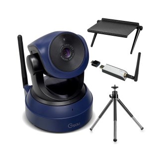Webcam Inalámbrica 1080P con Trípode y Micrófono
