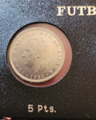 Hoja Pardo n° 25: Monedas Fútbol Mundial *81 y *82