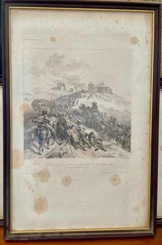 Grabado Napoleónico Paso Guadarrama