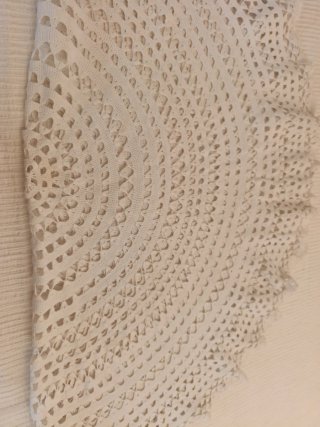 Tapete redondo crochet mesa camilla