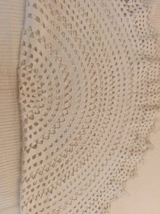 Tapete redondo crochet mesa camilla