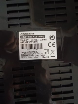 Freidora de Aire Aigostar Negra 1900w