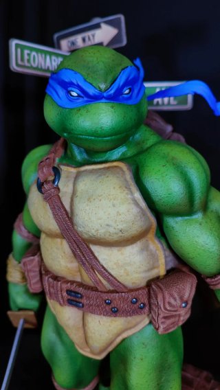 Figura Tortuga Ninja Leonardo Escala 1/4 45cm