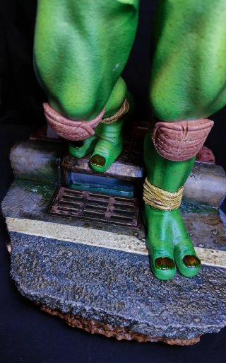 Figura Tortuga Ninja Leonardo Escala 1/4 45cm