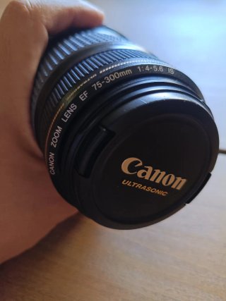 Objetivo Canon EF 75-300mm f/4-5.6 IS USM
